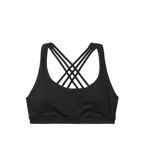 Victoria’s Secret Essential Strappy Sports Bras 1 Black, 1 White Size L - Picture 4 of 9